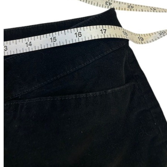 J. JILL Black Fine Wale Corduroy Stretch Pants Women's Size 14 - Picture 3 of 12